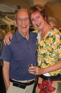 Botanica supporters Tom Courtenay and Pat Haragan.